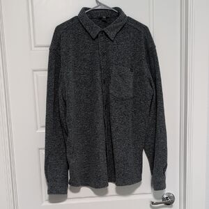 Eddie Bauer Gray Casual Button Down Shirt